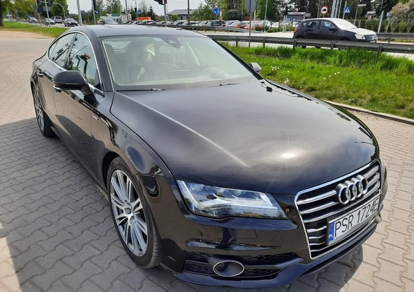 Audi A7 cena 69900 przebieg: 207030, rok produkcji 2013 z Krzanowice małe 781